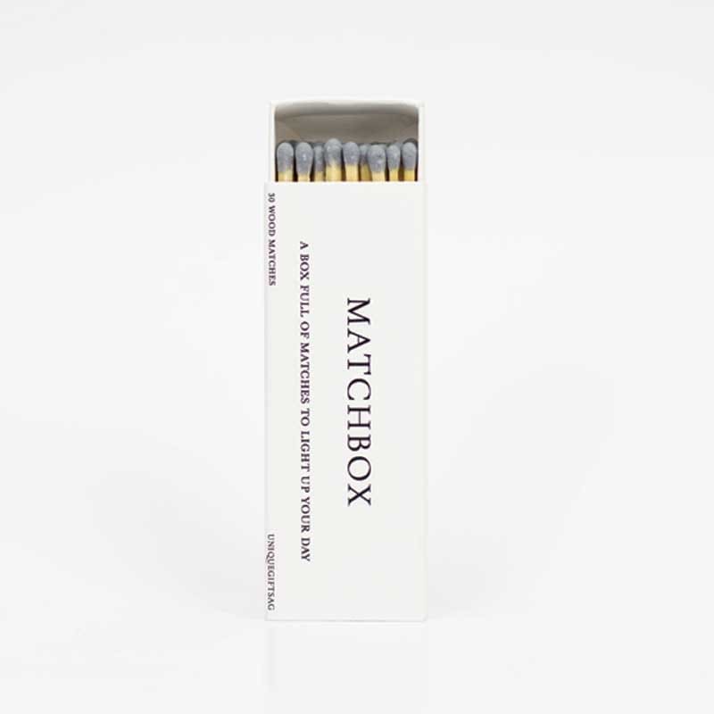 30-MatchBox-05-Gray.jpg Match Box - Contains 30 Matches No.10